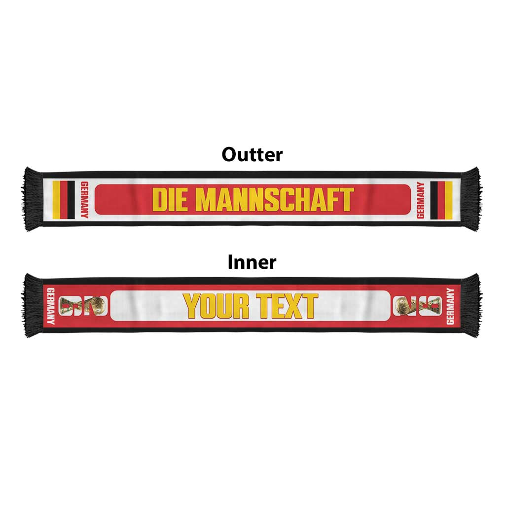 Germany 2026 Football Personalised Soccer Scarf Deutschland Die Mannschaft