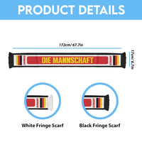 Germany 2026 Football Personalised Soccer Scarf Deutschland Die Mannschaft