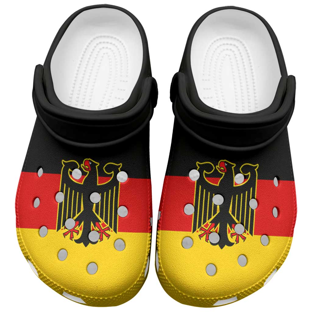 Germany Clogs Shoes Flag Color Inspiration - Wonder Print Shop