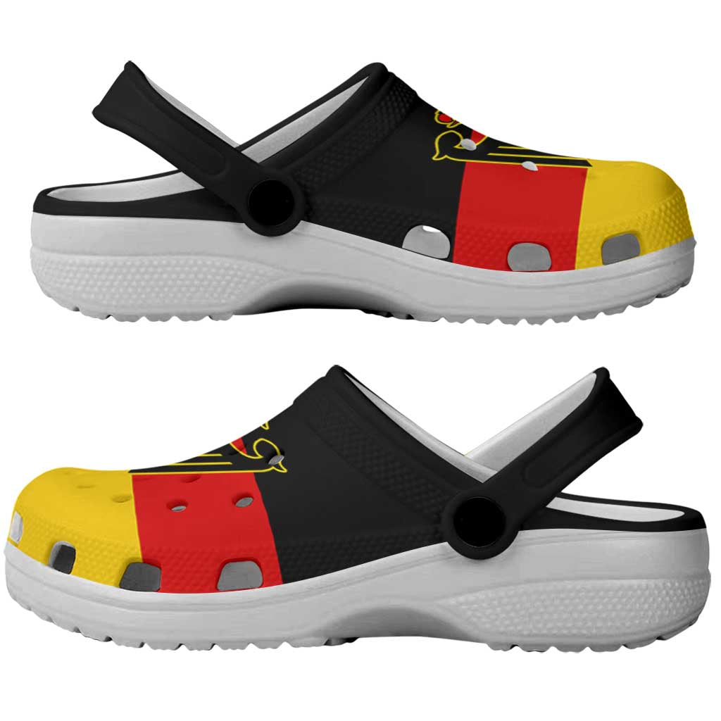 Germany Clogs Shoes Flag Color Inspiration - Wonder Print Shop