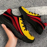 Germany Football Chunky Sneakers Flag-Inspired Curve Style