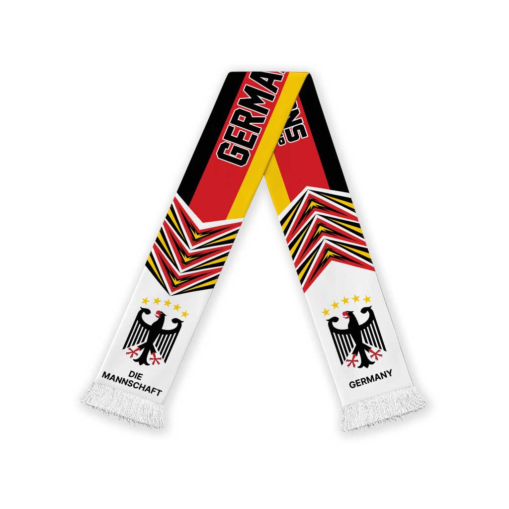 Germany Football Nations 2026 Soccer Scarf Sporty Pattern
