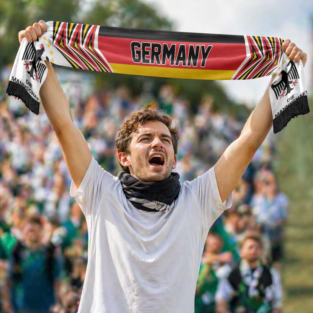 Germany Football Nations 2026 Soccer Scarf Sporty Pattern