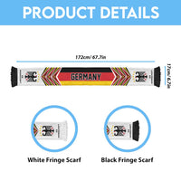 Germany Football Nations 2026 Soccer Scarf Sporty Pattern