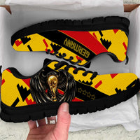 Germany Football Sneakers Majestic Eagle and Gold Trophy Unique Style