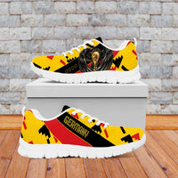 Germany Football Sneakers Majestic Eagle and Gold Trophy Unique Style