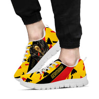 Germany Football Sneakers Majestic Eagle and Gold Trophy Unique Style