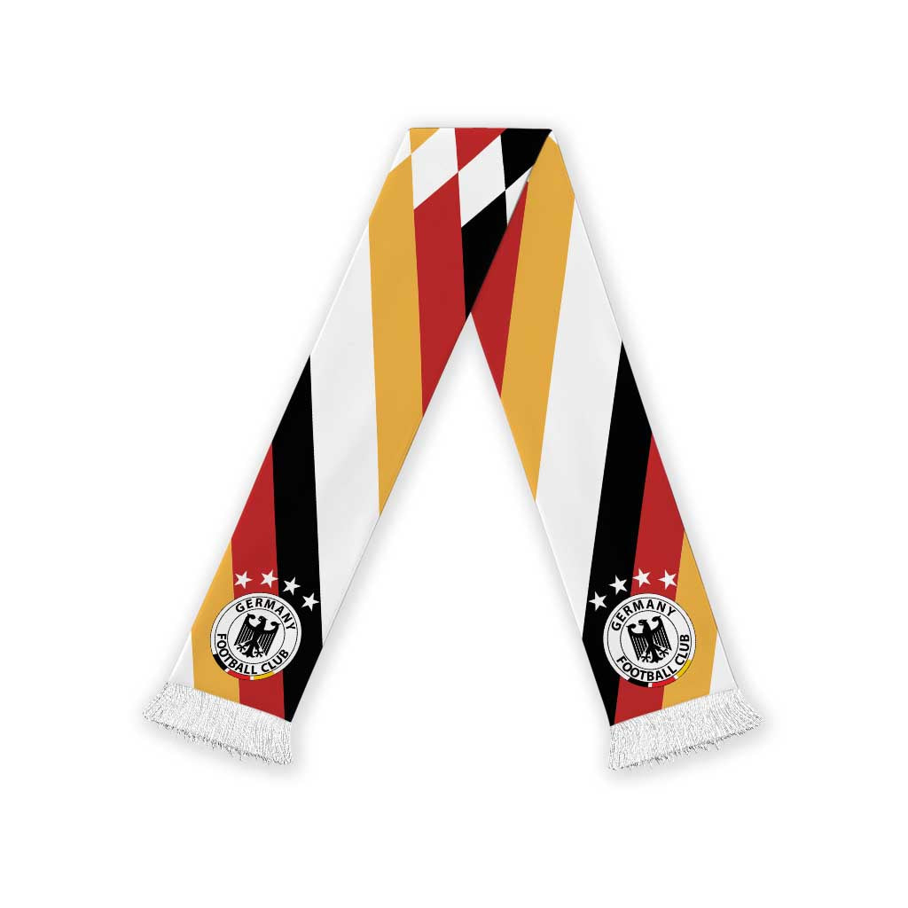 Germany World Football 2026 Soccer Scarf German Eagles Tricolor Chevron Edition
