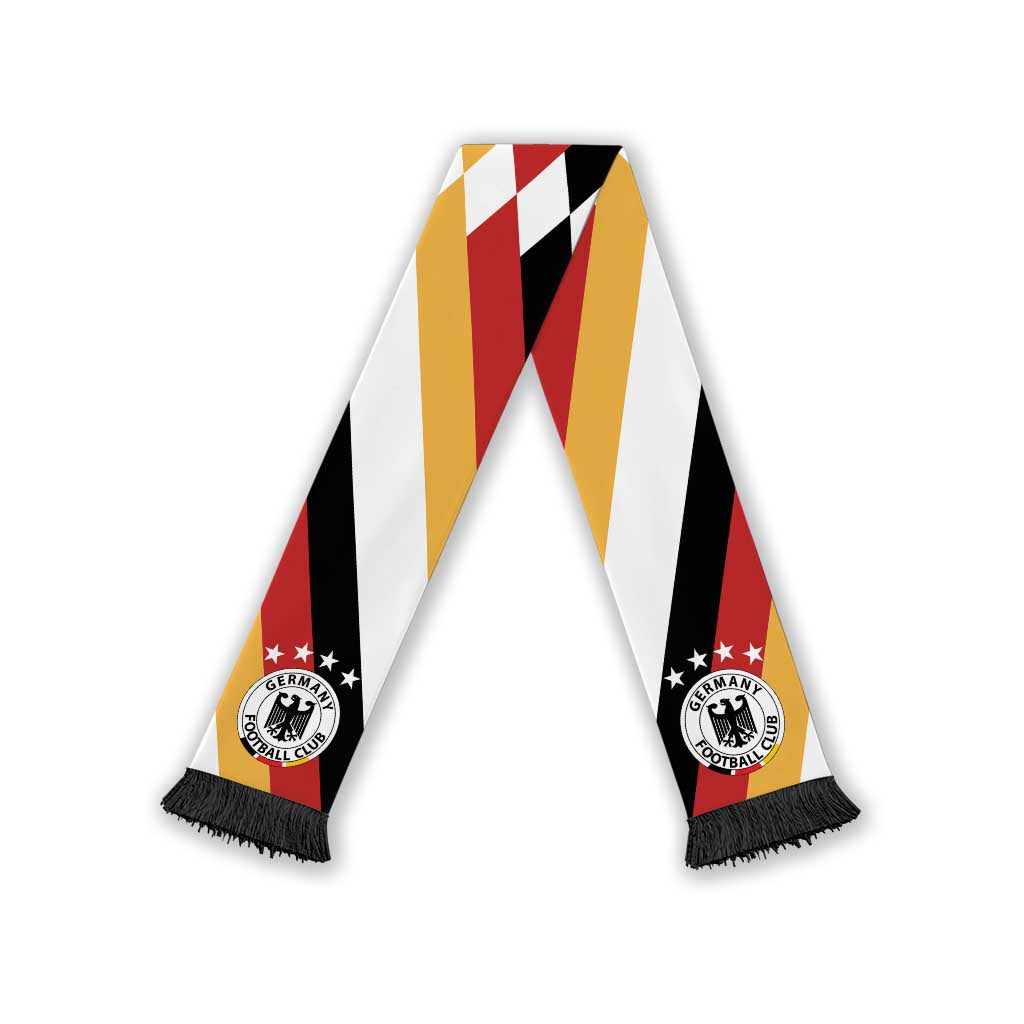 Germany World Football 2026 Soccer Scarf German Eagles Tricolor Chevron Edition