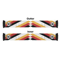Germany World Football 2026 Soccer Scarf German Eagles Tricolor Chevron Edition