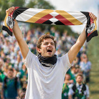 Germany World Football 2026 Soccer Scarf German Eagles Tricolor Chevron Edition