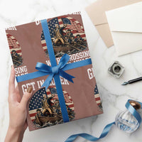 Get In Loser We Are Crossing The Delaware Wrapping Paper Roll Funny George Washington 4th Of July