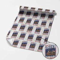 Get In Loser We're Crossing The Delaware 1776 to 2026 Retro Wrapping Paper Roll Funny George Washington Patriotic Fireworks Semiquincentennial