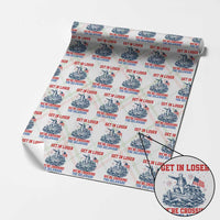 Get In Loser We’re Crossing The Delaware Wrapping Paper Roll Funny 4th Of July American History