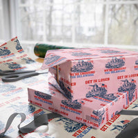 Get In Loser We’re Crossing The Delaware Wrapping Paper Roll Funny 4th Of July American History