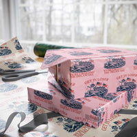 Get In Loser We’re Crossing The Delaware Wrapping Paper Roll Funny Raccoon Meme 4th of July