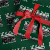 Get In Loser We're Going To The Cottage Wrapping Paper Roll Funny Hockey Romance Road Trip Summer - Wonder Print Shop