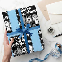 Get The F Out of Minneapolis Wrapping Paper Roll January 8 2026 Reckless in the Streets Protest