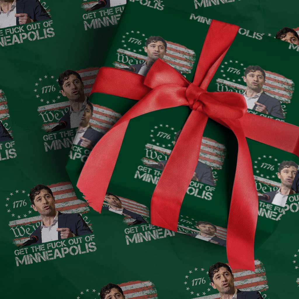 Get The Fuck Out Of Minneapolis Wrapping Paper Roll Mayor Resistance Protest Jacob Political