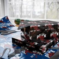 Get The Puck Out of Here Wrapping Paper Roll Sarcastic Ice Hockey Pun Humor
