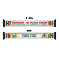 Ghana 2026 Football Personalized Soccer Scarf Go Black Stars