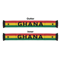 Ghana Football 2026 Soccer Scarf Flag Style