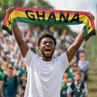 Ghana Football 2026 Soccer Scarf Flag Style