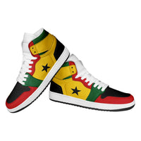 Ghana High Sneakers AJ1 Classic National Flag Style - Wonder Print Shop