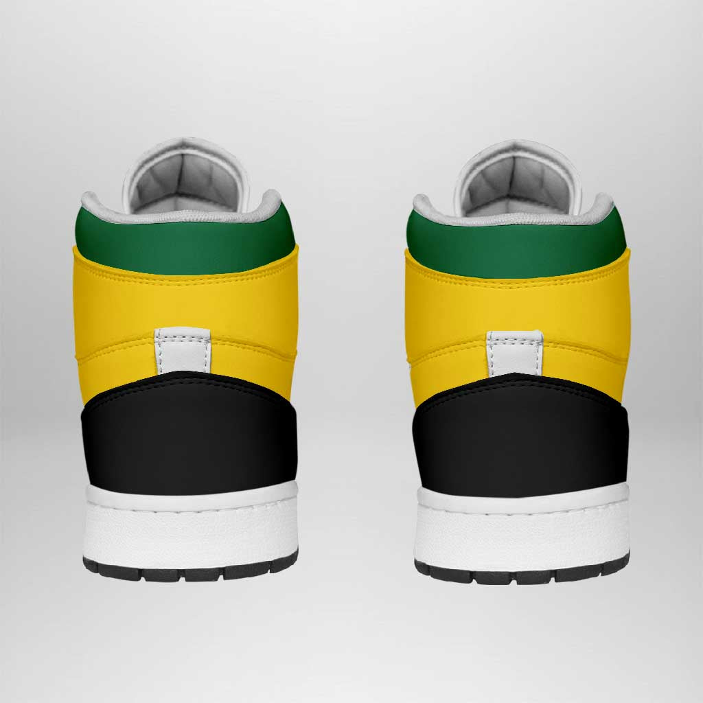 Ghana High Sneakers AJ1 Classic National Flag Style - Wonder Print Shop