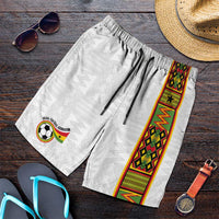 Ghana National Football Shorts for Men Traditional African Motifs Sporty Style - Wonder Print Shop