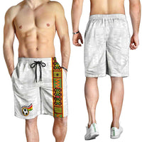 Ghana National Football Shorts for Men Traditional African Motifs Sporty Style - Wonder Print Shop