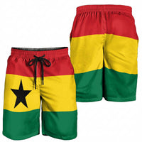 Ghana Shorts for Men National Flag Colors - Wonder Print Shop