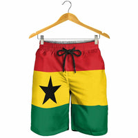 Ghana Shorts for Men National Flag Colors - Wonder Print Shop