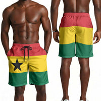 Ghana Shorts for Men National Flag Colors - Wonder Print Shop