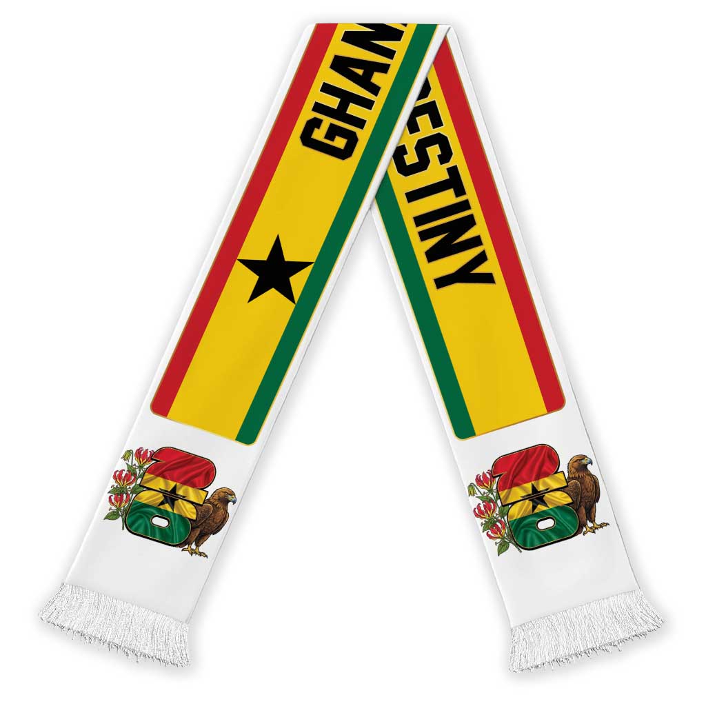 Ghana World Football 2026 Soccer Scarf Ancient Kings Modern Warriors