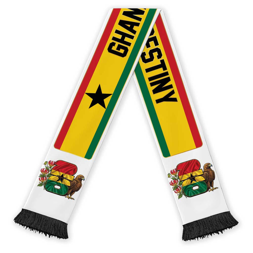 Ghana World Football 2026 Soccer Scarf Ancient Kings Modern Warriors