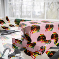 Ghanaian Princess Ghana Flag Melanin Wrapping Paper Roll Black Girls