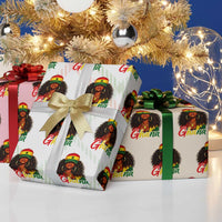 Ghanaian Princess Ghana Flag Melanin Wrapping Paper Roll Black Girls
