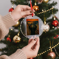 Ghost Heart Hands Crystal Glass Ornament Scary Face Horror Halloween TS10