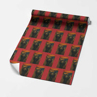 Ghost Heart Hands Wrapping Paper Roll Scary Face Horror Halloween - Wonder Print Shop