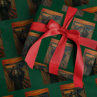 Ghost Heart Hands Wrapping Paper Roll Scary Face Horror Halloween - Wonder Print Shop