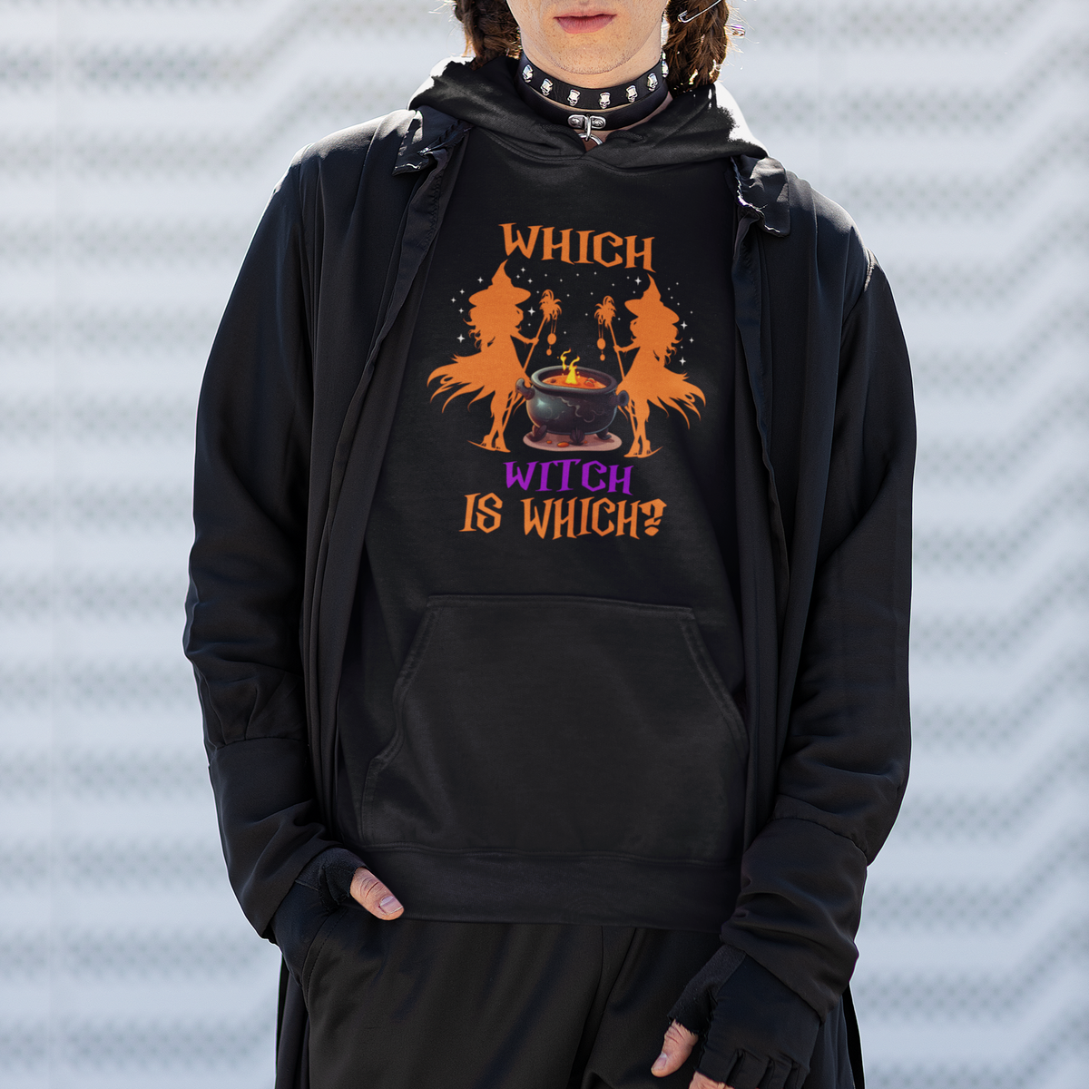 Halloween Witch Hoodie One More Chapter Book Of Spells Witchcraft - Wonder Print Shop