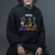 Hallothanksmas Hoodie Halloween Thanksgiving Christmas HalloThanksMas Skeleton - Wonder Print Shop