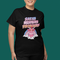 Protect Trans Kids T Shirt Satan Respects Pronouns Transgender Pride Trans Flag - Wonder Print Shop