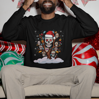Christmas Sweatshirt Sugar Skull On Tree Funny Xmas - Wonder Print Shop