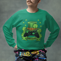 St. Patrick's Day Sweatshirt Gamerchaun Video Game Funny Lucky Gamer - Wonder Print Shop