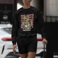 100 Days of School Dinosaur Sweatshirt Making A Difference - Wonder Print Shop