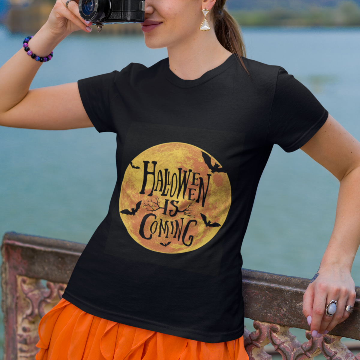 Halloween Season T Shirt Spooky Season Is Coming Scary Night - Wonder Print Shop