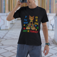 Autism Awareness T Shirt Funny Cat If You Want To Be Cool Just Be Yourself Puzzle Shoe - Wonder Print Shop