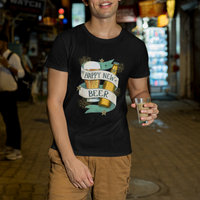 Happy New Beers Funny New Year Eve NYE Party Beer Lover T Shirt - Wonder Print Shop